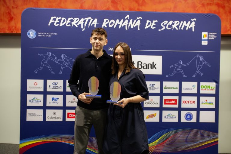 Vlad Covaliu, cel mai bun sportiv al anului 2025 la Federația Română de Scrimă! Amalia s-a aflat și ea pe podium